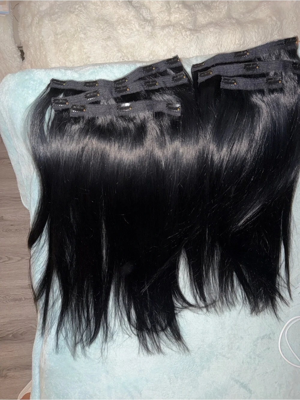 ZALA 24 IN. Extra Thick Classic Clip-In Hair Extensions 260 g. - Jet Black-